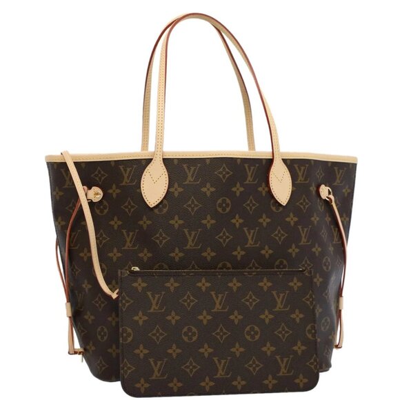 LOUIS VUITTON Monogram Neverfull MM Tote Bag M40156 LV Auth ar10581S - Picture 1 of 16
